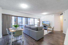 Downtown Honolulu Skyview - 1Bed&Den- Free Parking